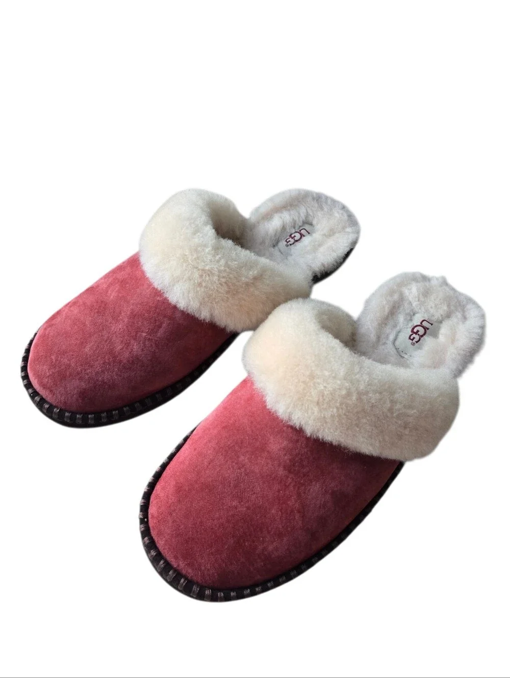 UGG Aira Red Clay Slippers - Picture 2 of 12